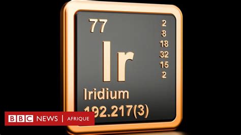 L'iridium, le métal ultra.